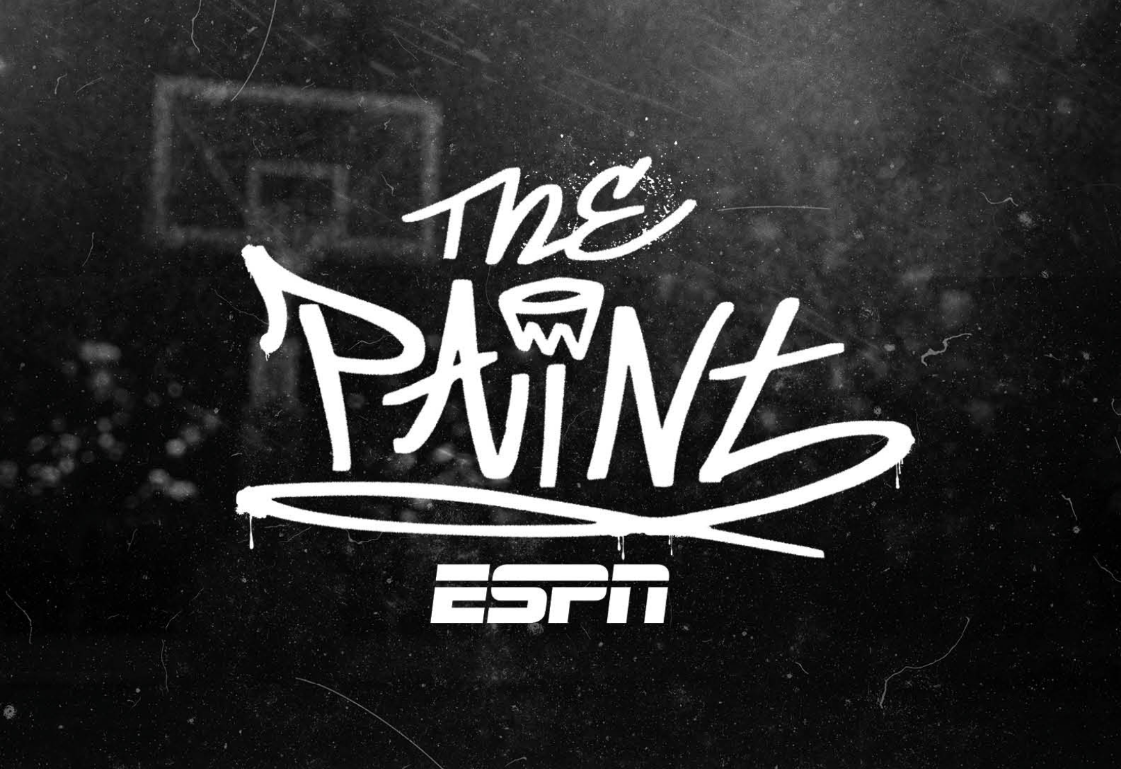 A stylized text graphic reading "The Paint" with an ESPN logo beneath it, set against a dark, basketball-themed background.