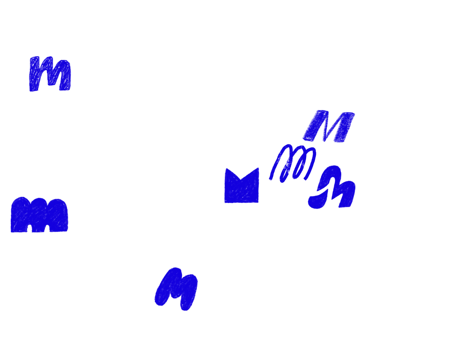 A map of the United States with various blue "M&M" logos over certain locations.
